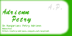 adrienn petry business card